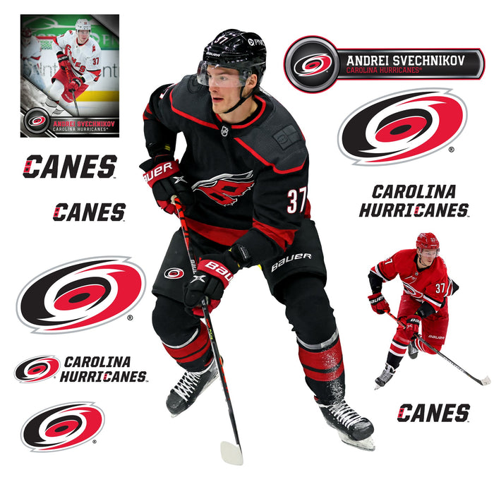 Andrei Svechnikov - RealBig Collection - Official NHL - Carolina Hurricanes - Reusable Vinyl Wall Decals