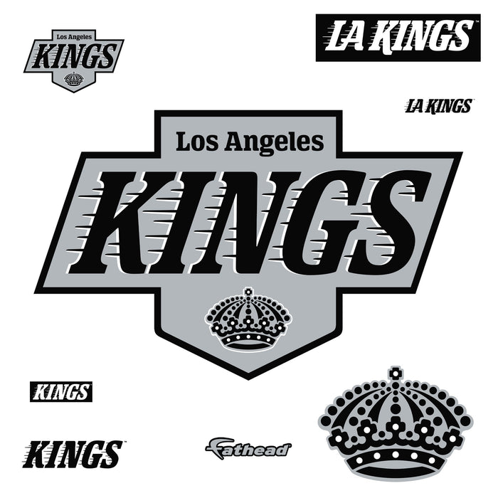 Los Angeles Kings - RealBig Logo Collection - Official NHL - Reusable Vinyl Wall Decals