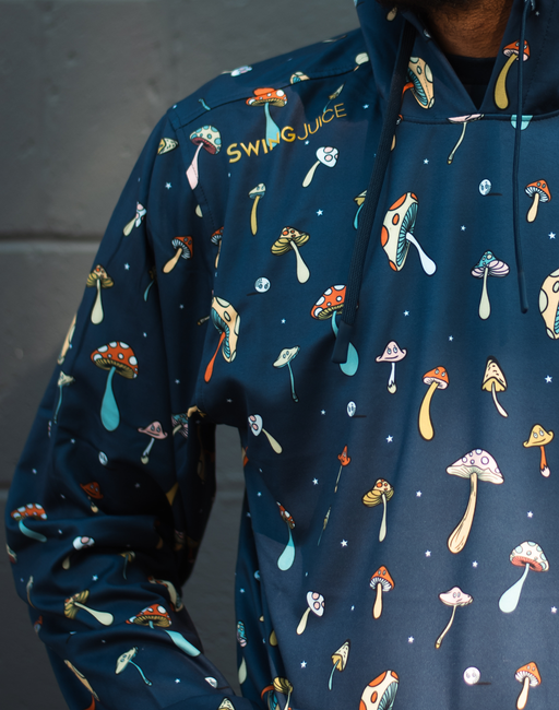 Golf Magic Mushrooms Men's Performance Hoodie by SwingJuice LLC
