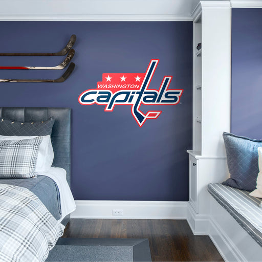 Washington Capitals - RealBig Logo Collection - Official NHL - Reusable Vinyl Wall Decals