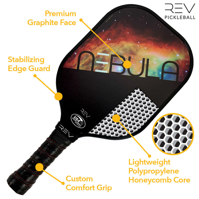 NEBULA Pickleball Paddle by revpickleball