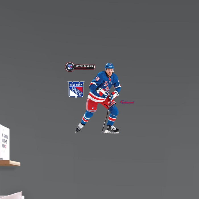Artemi Panarin - RealBig Collection - Official NHL - New York Rangers - Reusable Vinyl Wall Decals #3