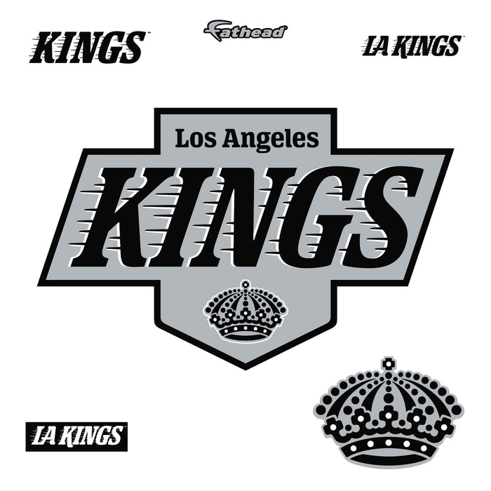 Los Angeles Kings - RealBig Logo Collection - Official NHL - Reusable Vinyl Wall Decals