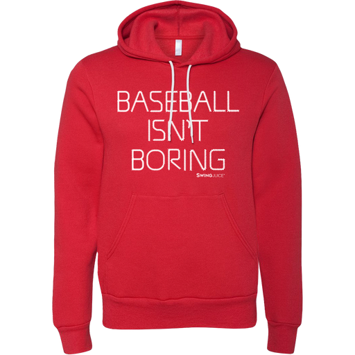 Baseball Official Baseball Isn't Boring Unisex Hoodie by SwingJuice LLC