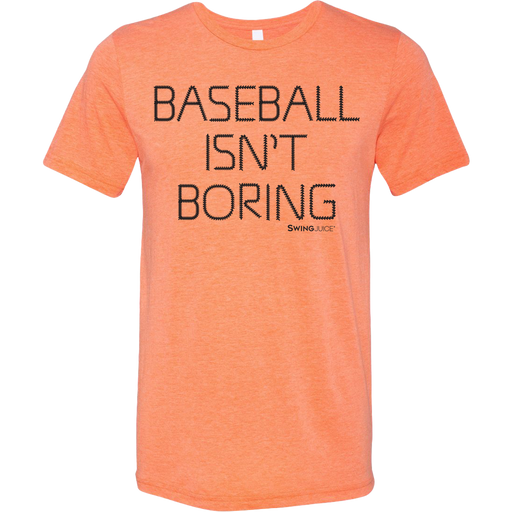 Baseball Official Baseball Isn't Boring Unisex T-Shirt Orange by SwingJuice LLC