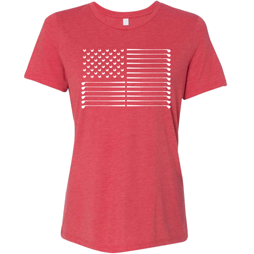 Golf Flag Women's T-Shirt by SwingJuice LLC