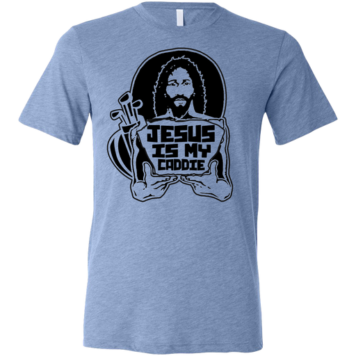 Golf Jesus Is My Caddie Unisex T-Shirt by SwingJuice LLC