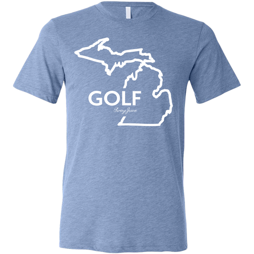 Golf Michigan Unisex T-Shirt by SwingJuice LLC