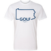 Golf Pennsylvania Unisex T-Shirt SwingJuice