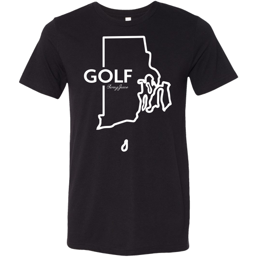 Golf Rhode Island Unisex T-Shirt by SwingJuice LLC