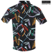 Golf Strokes Men's Polo-Black