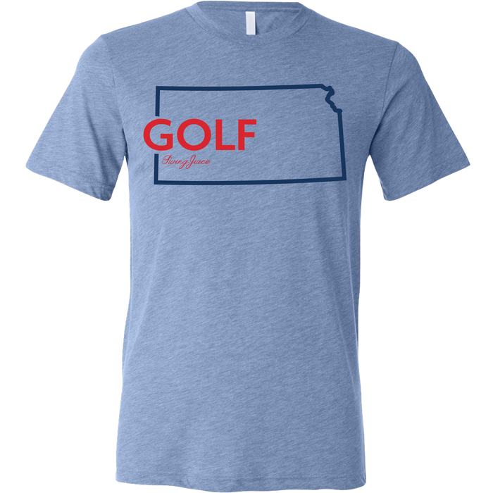 Golf Kansas Unisex T-Shirt SwingJuice