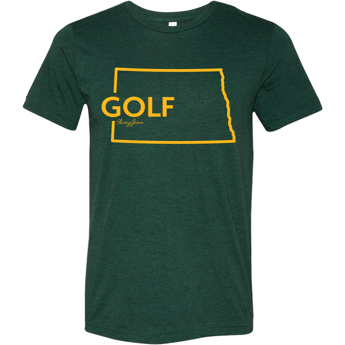 Golf North Dakota Unisex T-Shirt SwingJuice