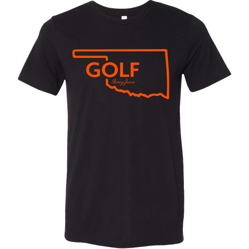 Golf Oklahoma Unisex T-Shirt by SwingJuice LLC