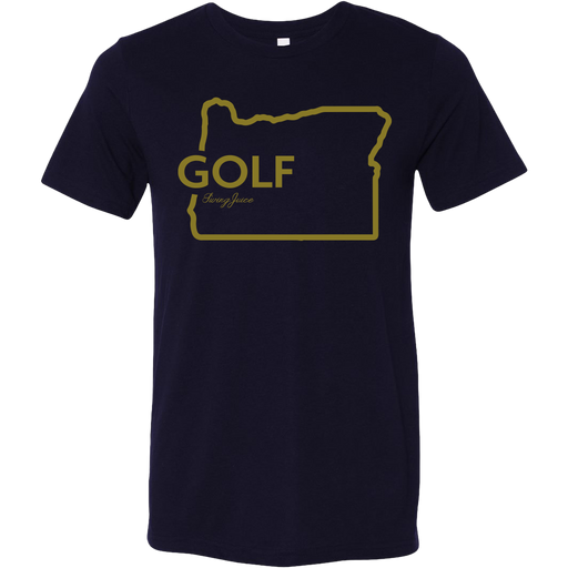 Golf Oregon Unisex T-Shirt by SwingJuice LLC