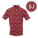 SwingJuice Circle Men's Polo Merlot & Retro Unisex Trucker Hat Grey Bundle-Multi