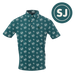 SwingJuice Circle Men's Polo Pine & Golf Retro Unisex Rope Hat Birch Bundle-Pine Green