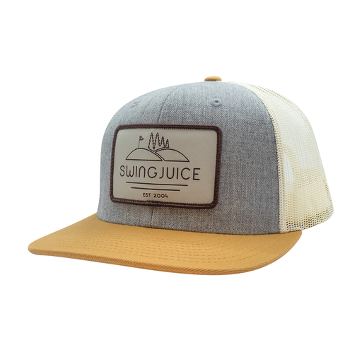Golf SJ Woods Unisex Wool Trucker Hat by SwingJuice LLC