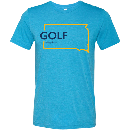 Golf South Dakota Unisex T-Shirt by SwingJuice LLC