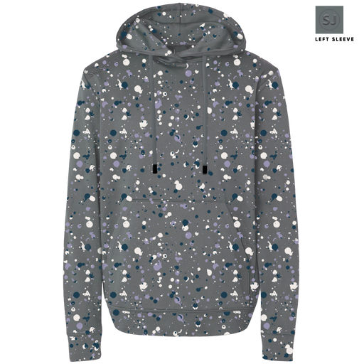 Golf Splatter Men's Performance Hoodie by SwingJuice LLC