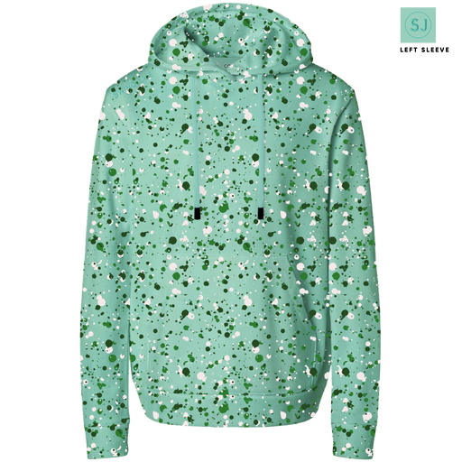 Golf Splatter Men's Performance Hoodie by SwingJuice LLC