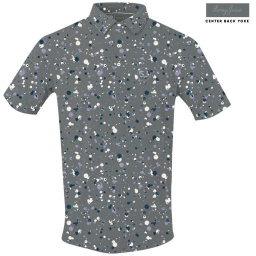 Golf Splatter Men's Polo by SwingJuice LLC