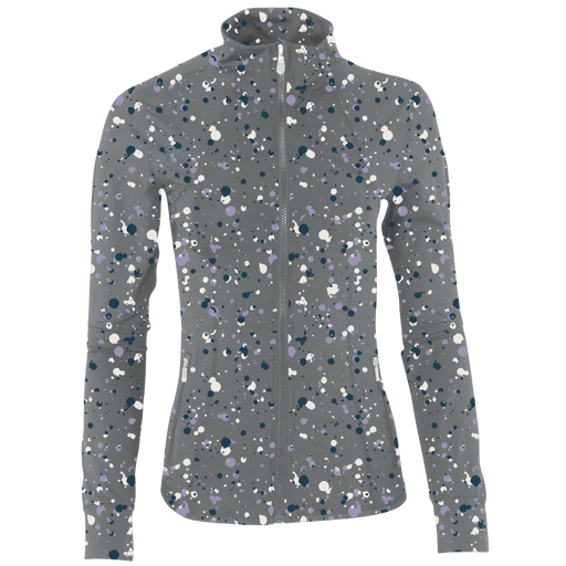 Golf Splatter Women's Full Zip by SwingJuice LLC