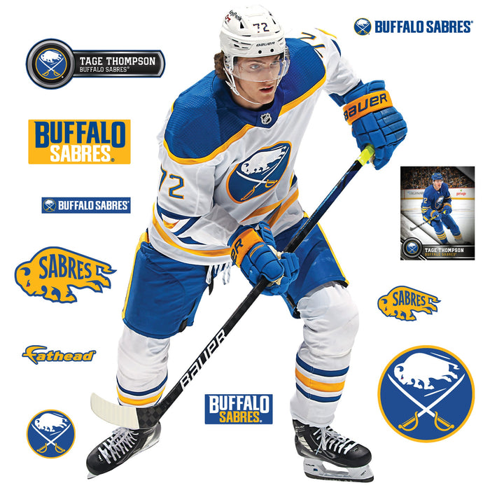 Tage Thompson - RealBig Collection - Official NHL - Buffalo Sabres - Reusable Vinyl Wall Decals