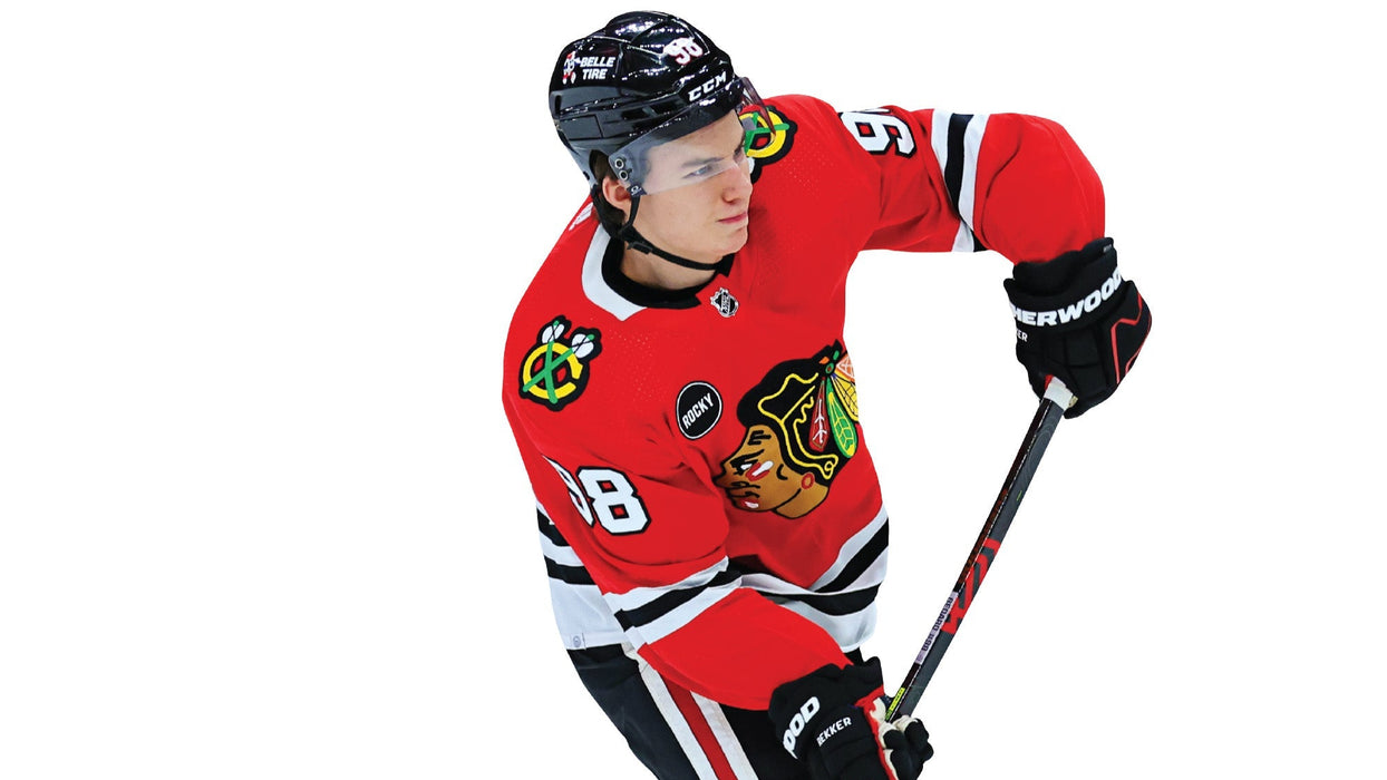 Connor Bedard - RealBig Slapshot Collection - Official NHL - Chicago Blackhawks - Reusable Vinyl Wall Decals