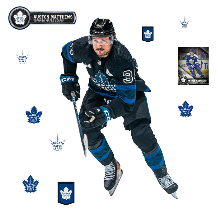Auston Matthews - RealBig Collection - Official NHL - Toronto Maple Leafs - Reusable Vinyl Wall Decals #4