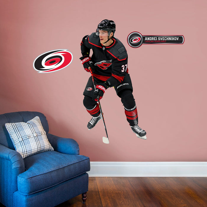 Andrei Svechnikov - RealBig Collection - Official NHL - Carolina Hurricanes - Reusable Vinyl Wall Decals