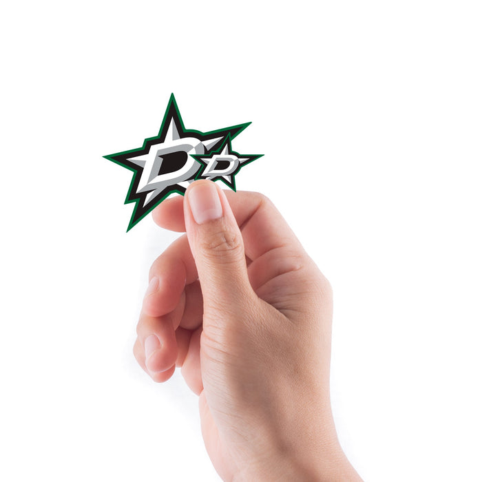 Dallas Stars - 5 Logo Minis (Mixed Sizes) - Official NHL - Reusable Vinyl Decals