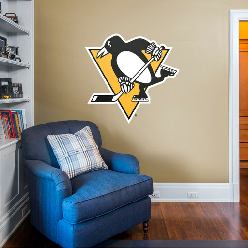 Pittsburgh Penguins - RealBig Logo Collection - Official NHL - Reusable Vinyl Wall Decals