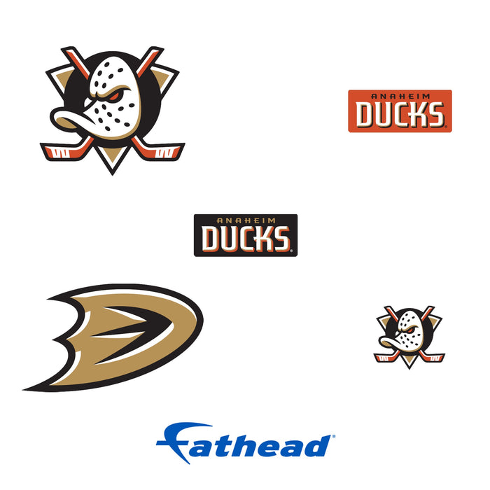 Anaheim Ducks - 5 Logo Minis (Mixed Sizes) - Official NHL - Reusable Vinyl Decals #2