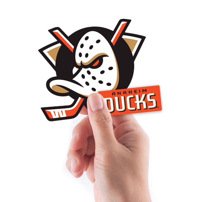 Anaheim Ducks - 5 Logo Minis (Mixed Sizes) - Official NHL - Reusable Vinyl Decals #2